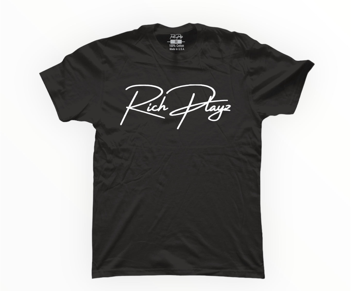 ‘’Rich Playz Signature/Richest Life Tee’’ (Black)