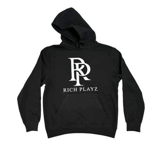 "RP Logo Hoodie" (Black/White)